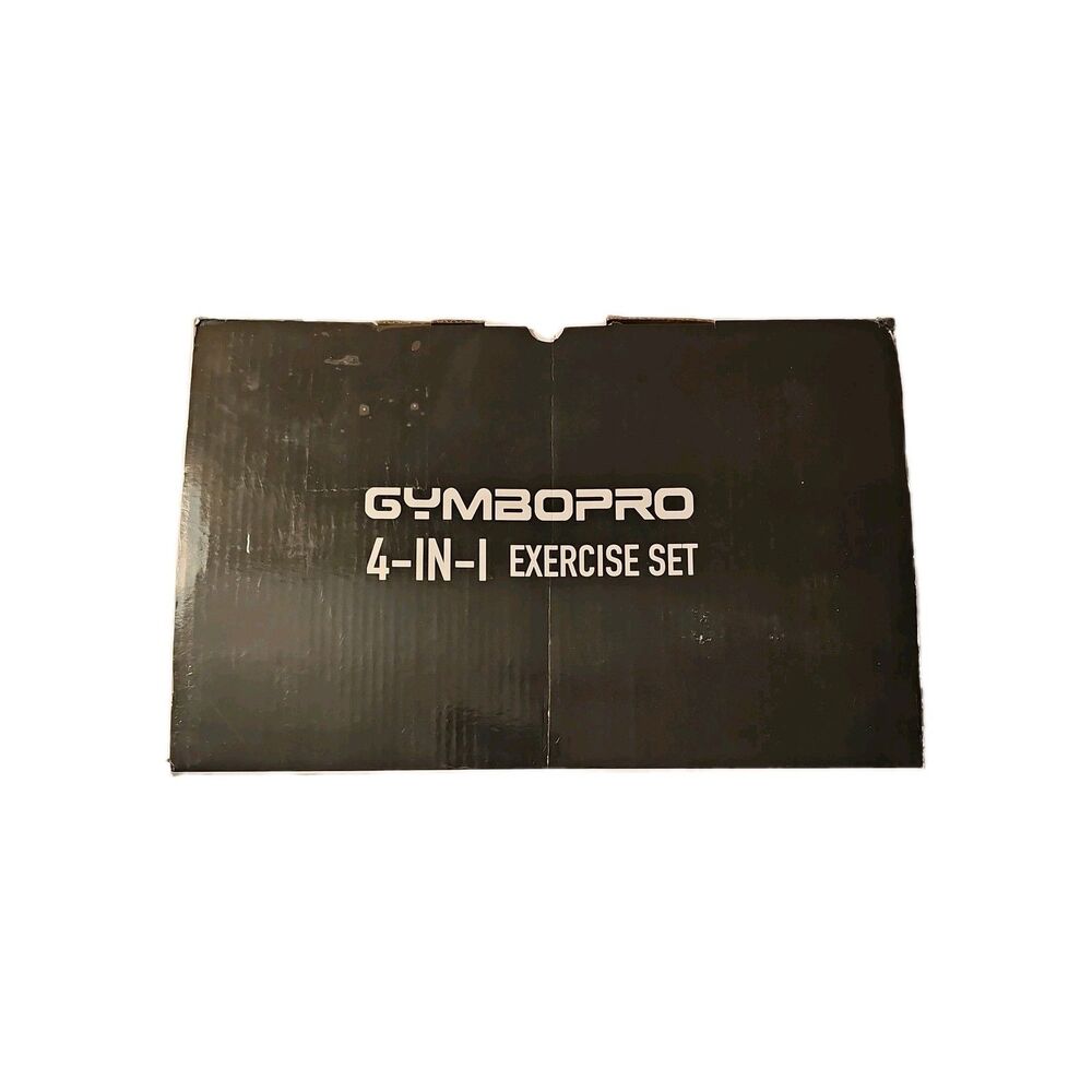 Gymbopro Versatile 4-in-1 Core Fitness Exercise Set with Rolling Wheels